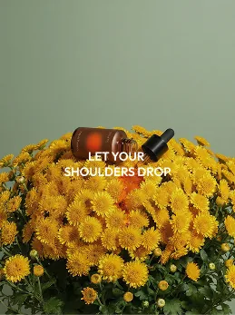 Let your shoulders drop — Sage territory — chrysanthemums