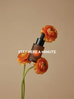 Stay here a minute — Beige territory — ranunculus